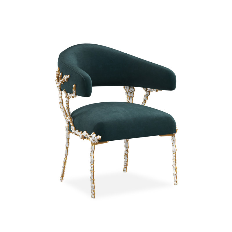 Glimmer Of Hope Barrel Chair, Green