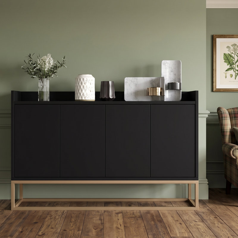 120cm Sideboard, Black