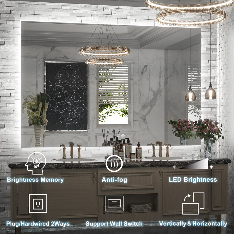 Miroir mural Sirard, 40 po x 60 po