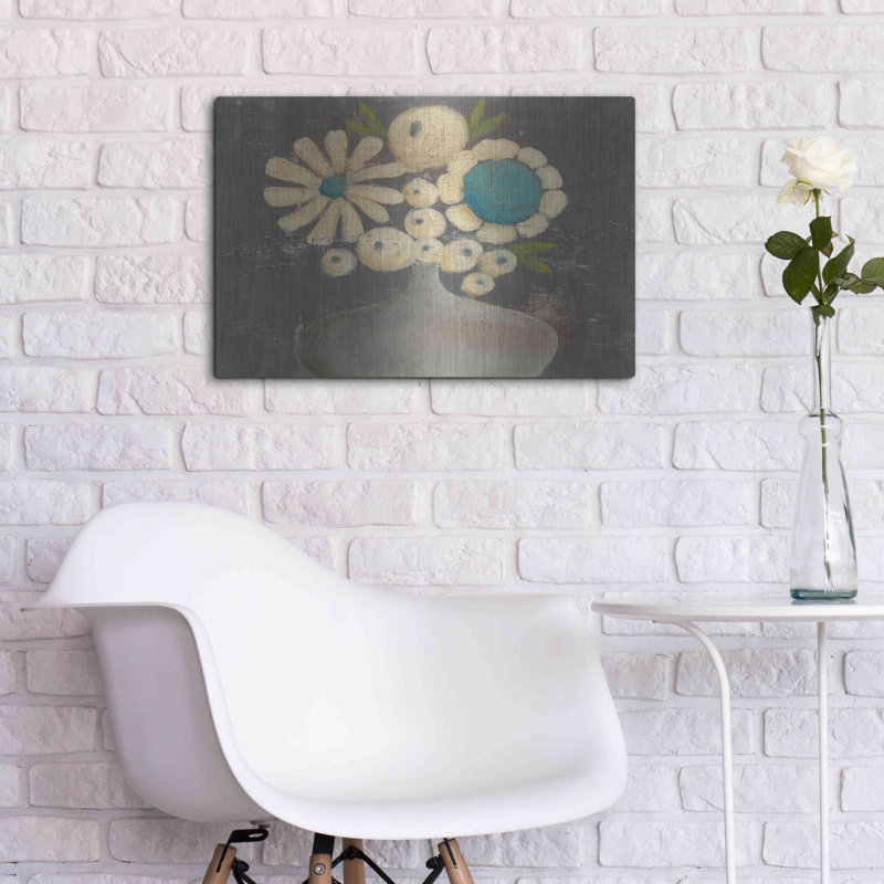 «Crackled Bouquet I» par Sue Jachimiec, H 16 po x l 24 po