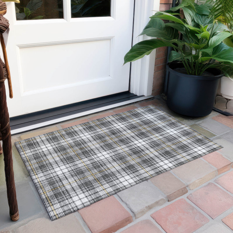  Machine Washable Indoor/Outdoor Chayden ACN993 Rug, Rectangle 1'8" x 2'6"