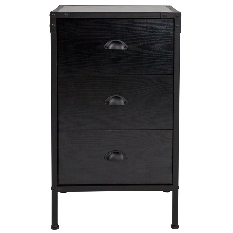 commode décorative 3 tiroirs Katharina