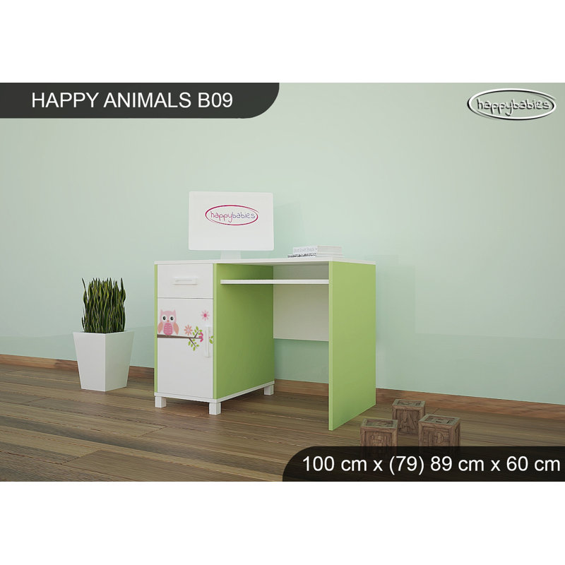 100cm Writing Desk, Green