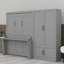 Compact Murphy Bed Wall Bed with Integrated Closet-723396077