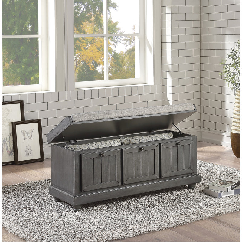 Mobilier de maison en bois massif 1pc, Gris foncé