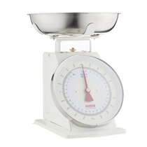 KitchenCraft Living Nostalgia Mechanical Kitchen Scales 4 kg 8 lbs - Vintage Blue