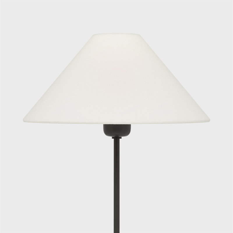 J. Randall Powers Hackney Buffet Lamp, Bronze, Fabric