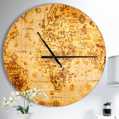 Horloge murale Swigart Farmhouse Designart