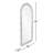 Palmette Arch Mirror