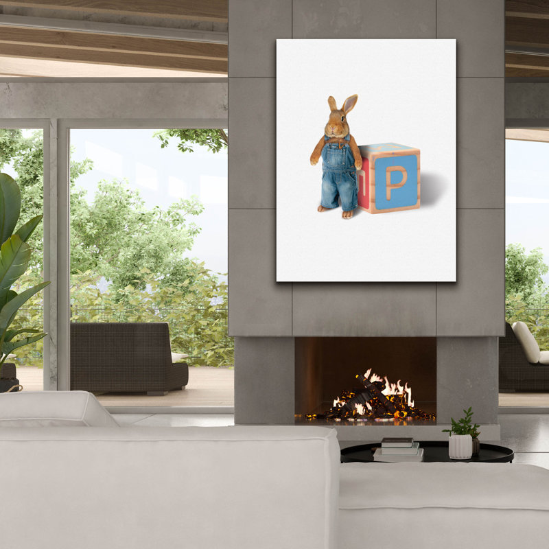 «Rabbit Boy» par John Hovenstine, art mural sur toile, 40 po x 54 po
