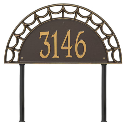 Signature Series 1-Line Lawn Address Sign