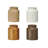 Rustic Reactive Glaze Stoneware Jars