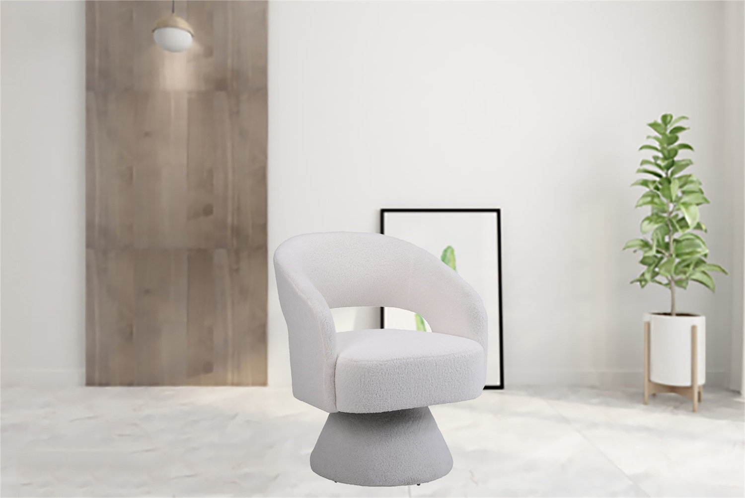 Latitude Run® Kihanna Upholstered Swivel Armchair - Wayfair Canada