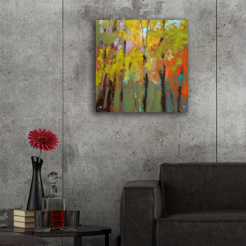 Winston Porter «Trees Three» par Jane Schmidt, art mural en verre acrylique, ACR-40772, H 24 po x l 24 po x P 0,2 po