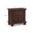 Contemporary Nightstand Two Drawer Storage