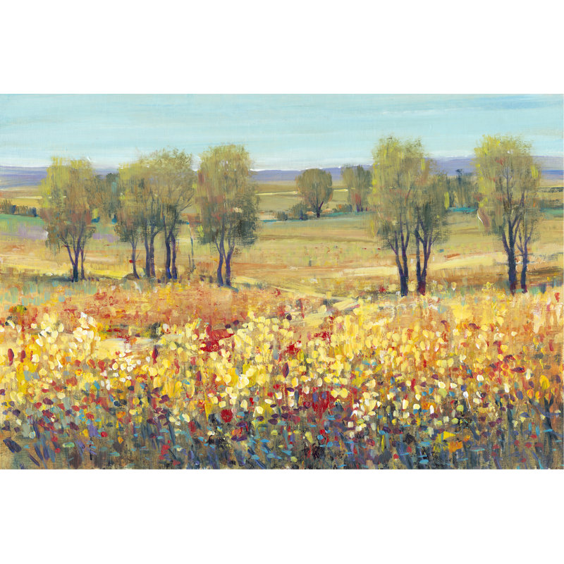 Golden Fields I by Timothy O' Toole - Painting, 20cm H x 30cm W, Paper Print