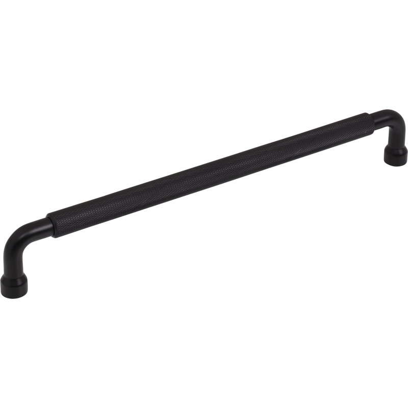 Garrison Bar Pull, Flat Black, 8 13/16" Center To Center