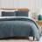 Pebble Quilted Oversized lightweight Prewash Microfiber Quilt Set-1622993475-1622993484