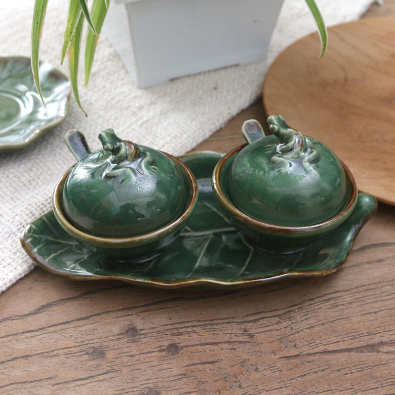 Ceramic Condiment Set