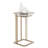Syann 12'' Glass Top Console Table-488267114
