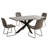 Derose Extendable Dining Table With Dining Chairs, Dining Kitchen Table Sets-122056377-122056380