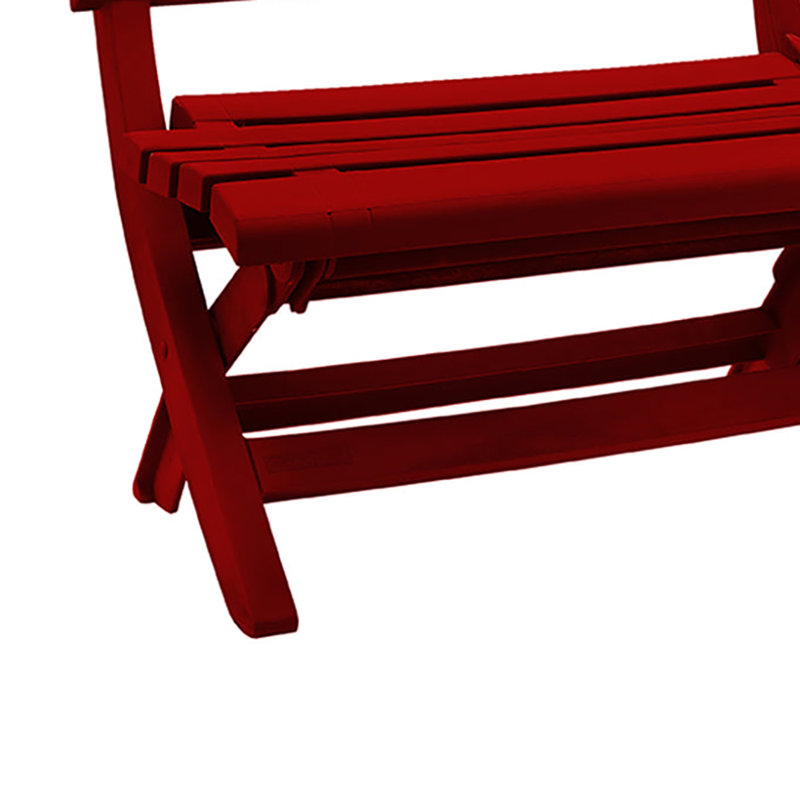 Banc de jardin en plastique Westport, Rouge