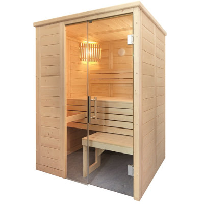 Alpen Home Kasota Traditional Steam Sauna in Spruce