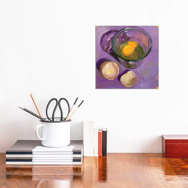 Breakfast Prep 1 Piece Wall Art on Canvas, 30.48 cm H x 30.48 cm W, Canvas