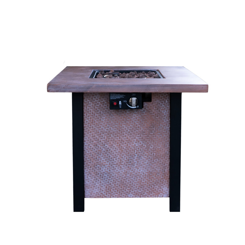 Couvercle de foyer pour terrasse 28 po, 50000 BTU, rose foncé, fer en fibre de verre, chaleur, rouille, allure traditionnelle américaine H 25 po, et preuve de haute température, rouille