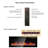 50" Recessed Thin Electric Fireplace - Wall Mounted, Multi-Color Flame & Ember Bed, LED Heater With Remote Control-825601129
