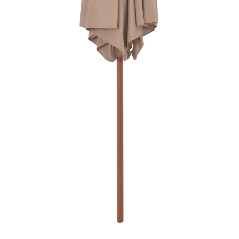 270cm Beach Parasol, Taupe