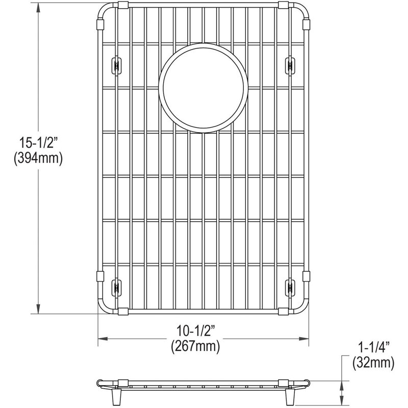 10.5" x 15.5" Sink Grid