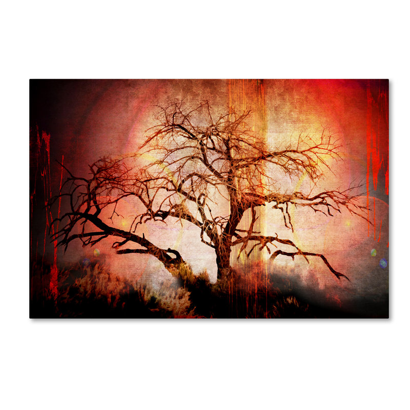 " Cottonwood Tree Part 10 " by LightBoxJournal, 12" H x 19" W x 2" D