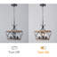 Lustre style campagne rétro 3 lumières
