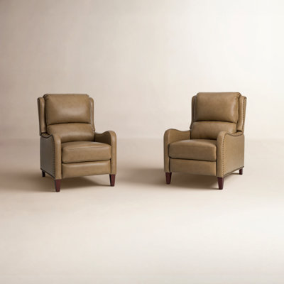 Beecher 29" Genuine Leather Manual Recliner