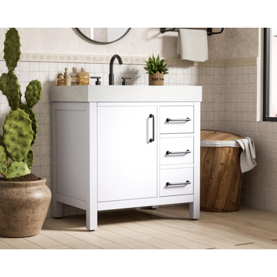 32 inch Single Bathroom Vanity_Traditional_VF60632