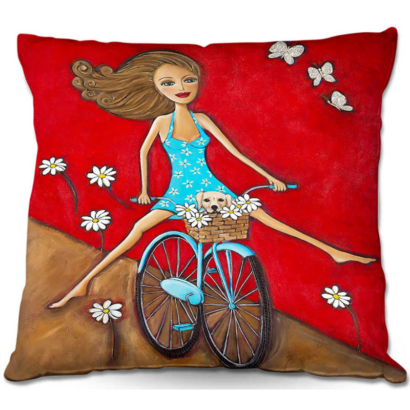 Reversible Throw Pillow, 16" x 16"