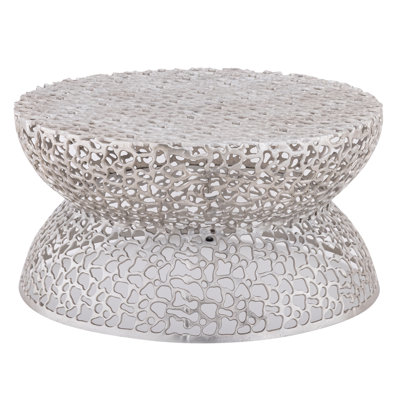 Nova Artisan Mesh Carved Designer Coffee Table