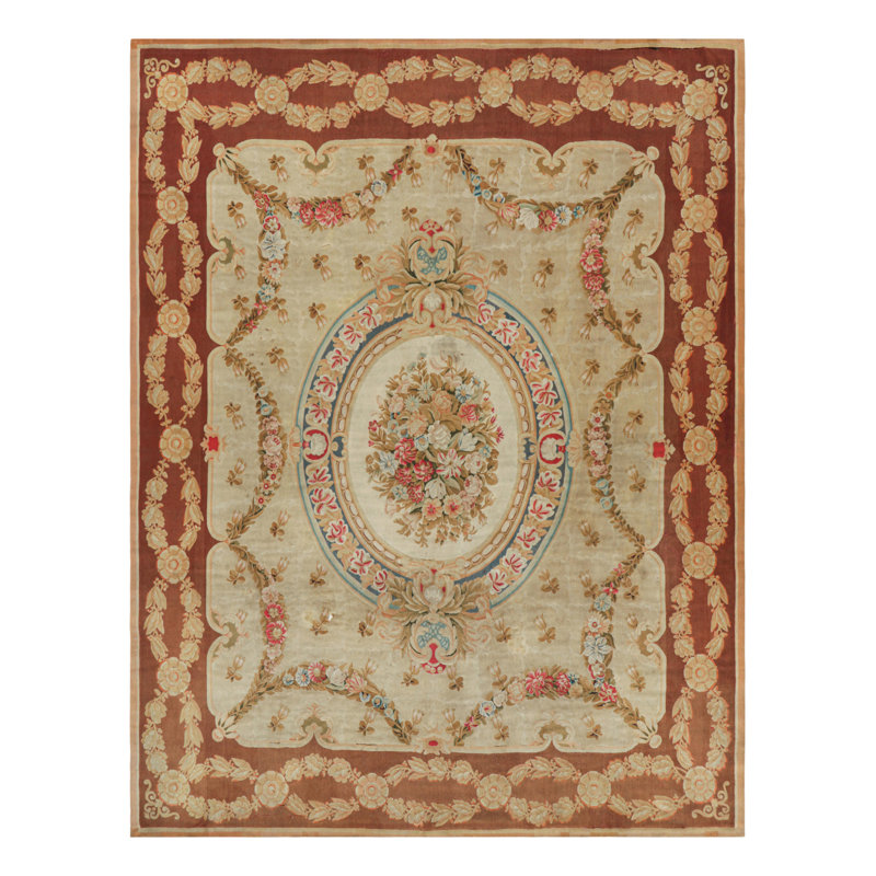 One-of-a-Kind 10'8”x13'5” Hand Knotted Area Rug