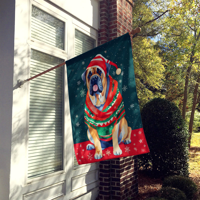 Double Sided Polyester Christmas, 40'' H x 28'' W