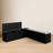 L-shape Storage Bench With Cushioned Seating, For Dining Room, Kitchen, Entryway-1329092072