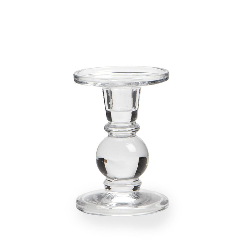 5'' H Glass Tabletop Candlestick