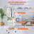Metal Rolling Laundry Basket with Hanging Garment Rack, Height Adjustment Laundry Hamper Cart with Basket Load and Shelf Load, Storage Organizer with Heavy-Duty Lockable Wheels