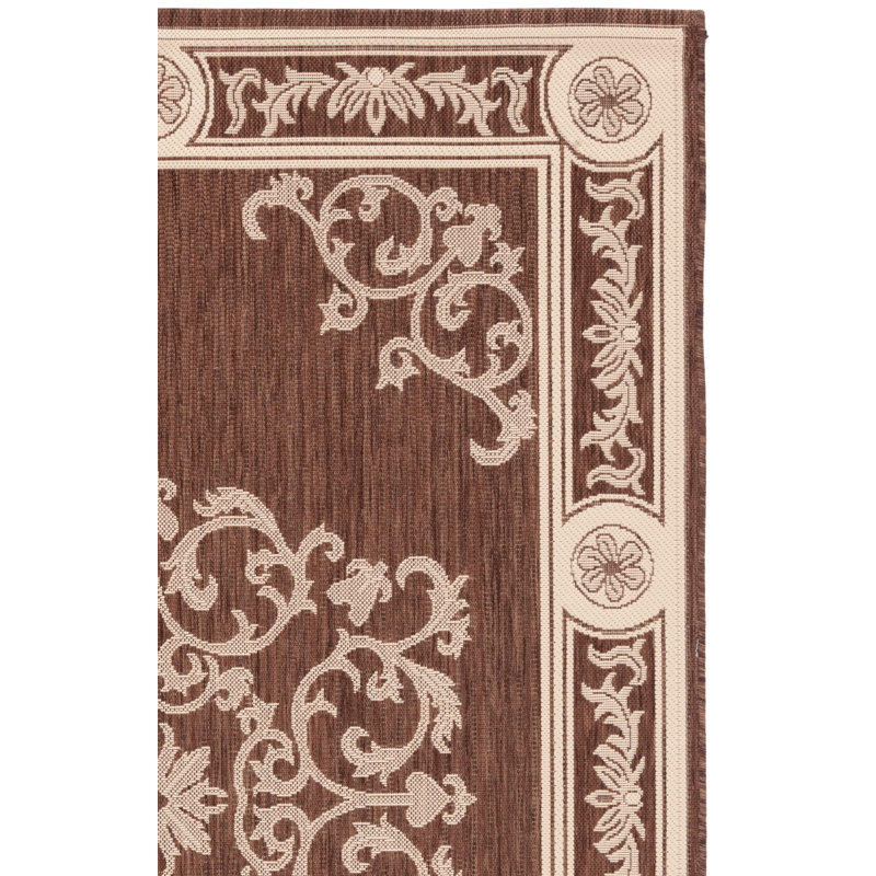 Pinederosa Performance Oriental Indoor/Outdoor Area Rug, Rectangle 5'3" x 7'7"