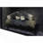 33" Infrared Electric Fireplace Insert, Touch Panel Home Decor Heater,Smokeless Firebox .With Fixed Trim Kit .With Crackling Sound