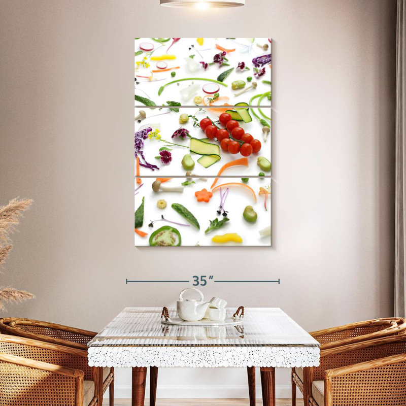 Yarlin Vegetable Varieties, 23" H x 14" W