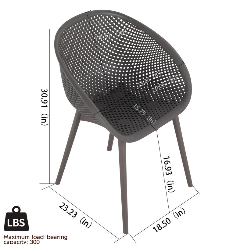 2 chaises longues d'intérieur / d'extérieur en plastique PP gris chaud toutes saisons, légères pour la terrasse, la plage, le salon, le matériau, l'installation facile, le plancher, le tissage en filet, le support ergonomique et le portable