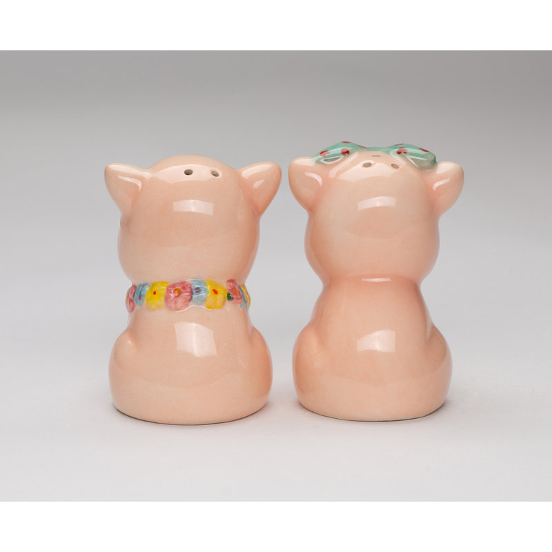 Ensemble salière et poivrière Happy Pigs