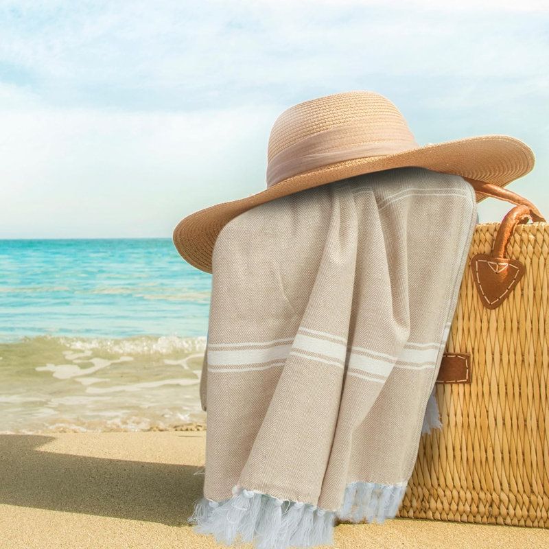 Cotton Beach Towel, Sand