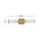Positano - 2-Light Bathroom Vanity Light - 20.8"W - Brushed Brass - White Glass-295410127-295410126
